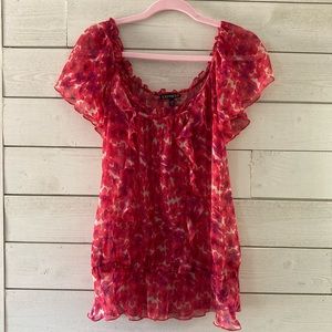 Floral dress top